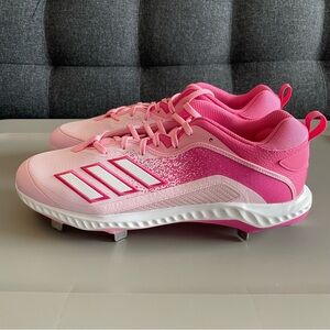 Adidas Icon Bounce 6 “Mother’s Day” Pink Men’s Baseball Cleats GZ0443 Sz 13.5